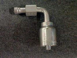 3/8" FJIC SWIVEL LONG 90° X 3/8" CRIMP