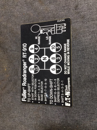SHIFT PLATE