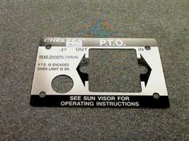 OPERATING PLATE